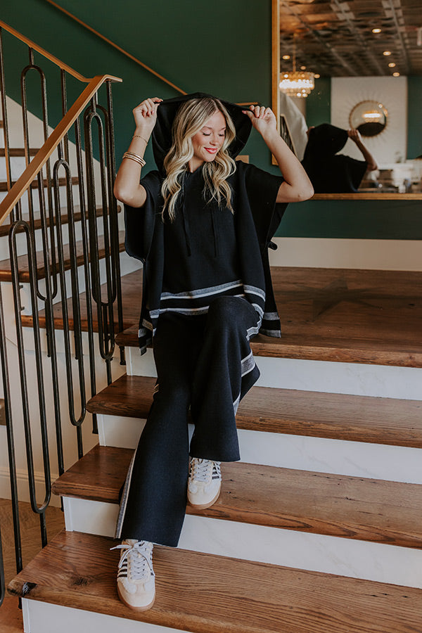 Connecting Flight Sweater Top in Black Image 4