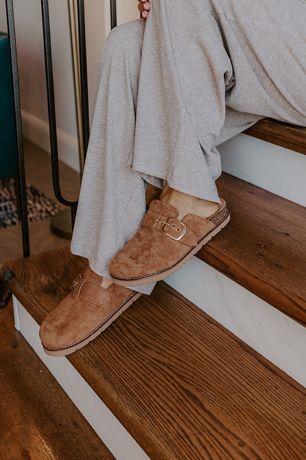 Day Dream Faux Suede Clogs Image 1