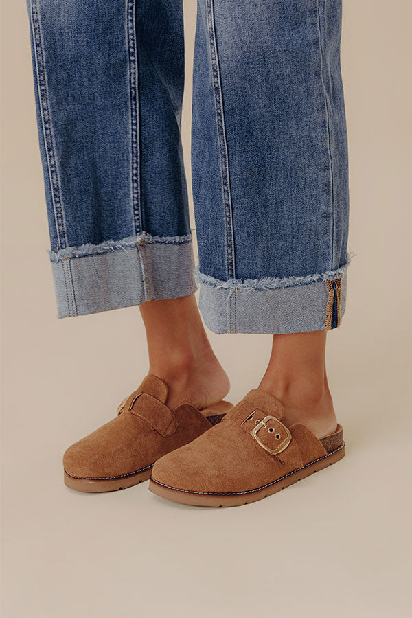 Day Dream Faux Suede Clogs