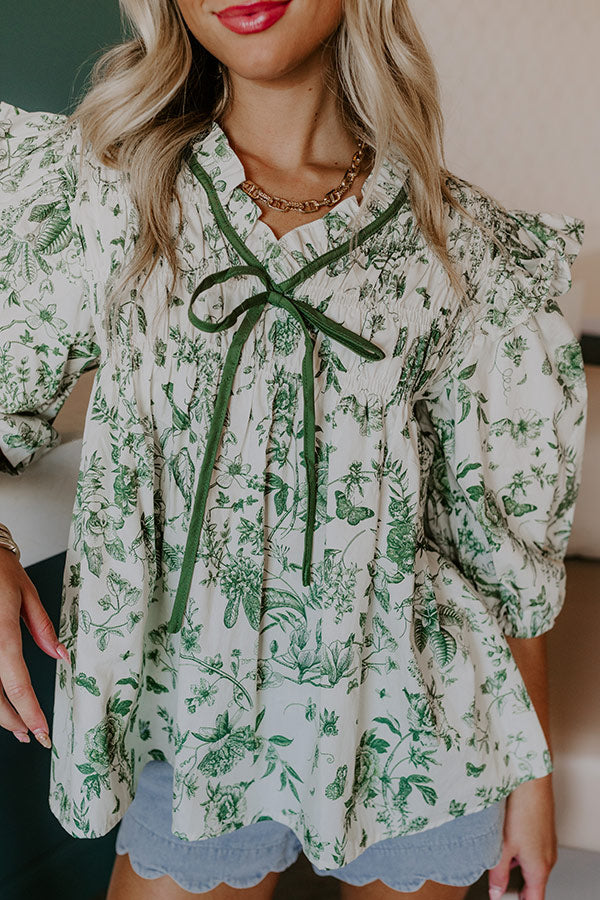 Charming Embrace Floral Top  Image 3