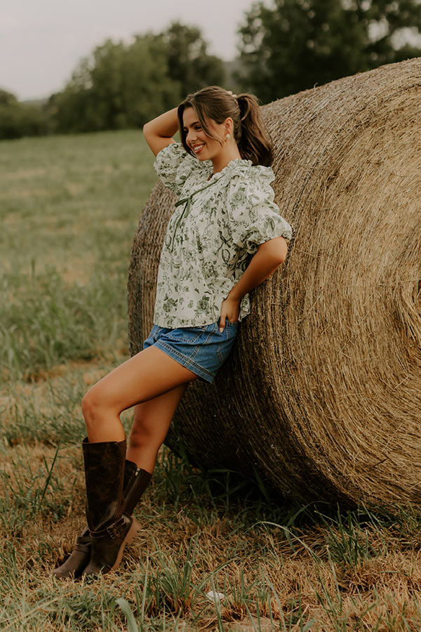 Charming Embrace Floral Top Image - 3