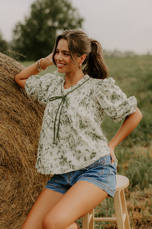 Charming Embrace Floral Top Image - 1