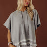 Connecting Flight Sweater Top in Grey Image - 1
