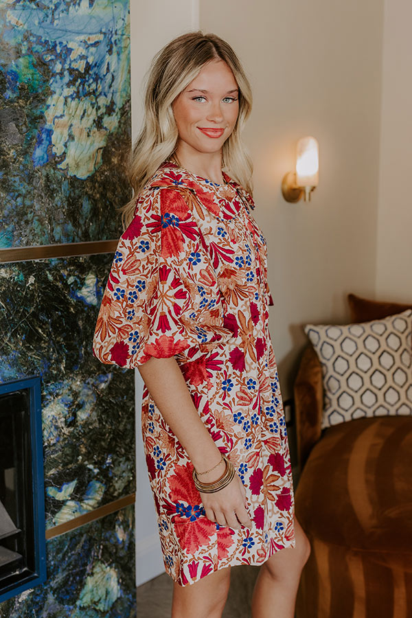 Blooming Keepsake Button Down Mini Dress Image 3