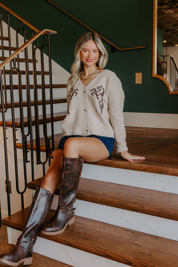 Gallop And Grace Embroidered Cardigan Image 1