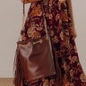 Chic Moment Faux Leather Fringe Purse in Chestnut Image - 1