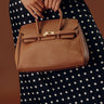 Midtown Charm Faux Leather Purse in Camel Image - 1