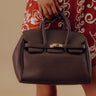 Midtown Charm Faux Leather Purse in Chestnut Image - 1