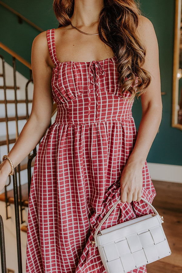 Orchard Picnic Gingham Midi Dress Orchard Picnic Gingham Midi Dress