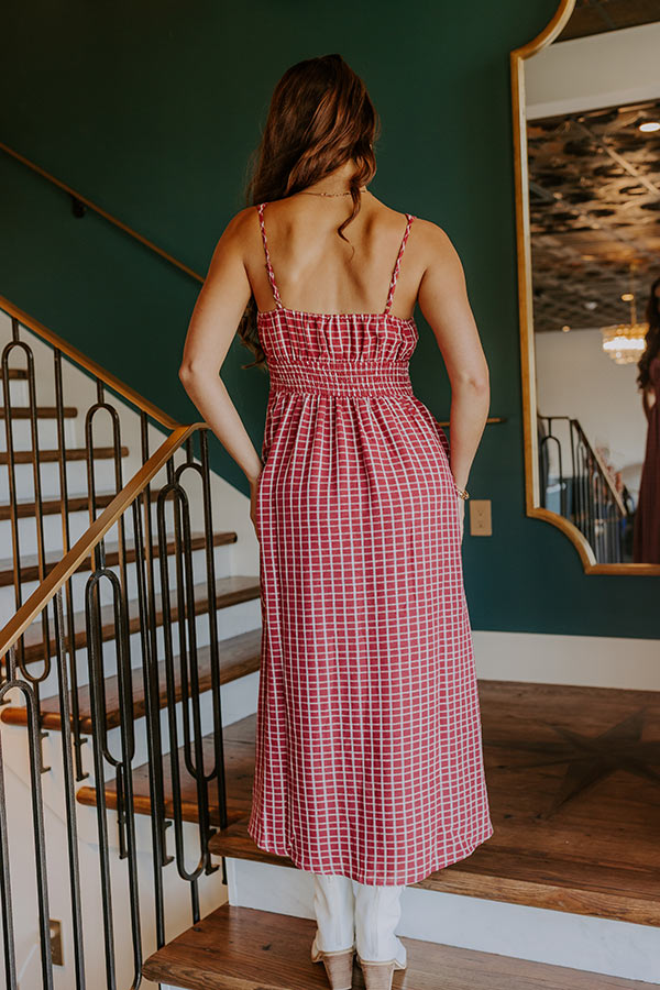 Orchard Picnic Gingham Midi Dress Orchard Picnic Gingham Midi Dress