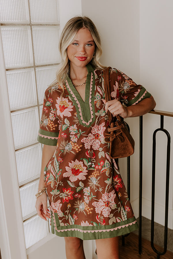 Bohemian Dreams Floral Mini Dress