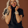 The Vineyard Affair Knit Top in Black Image - 1