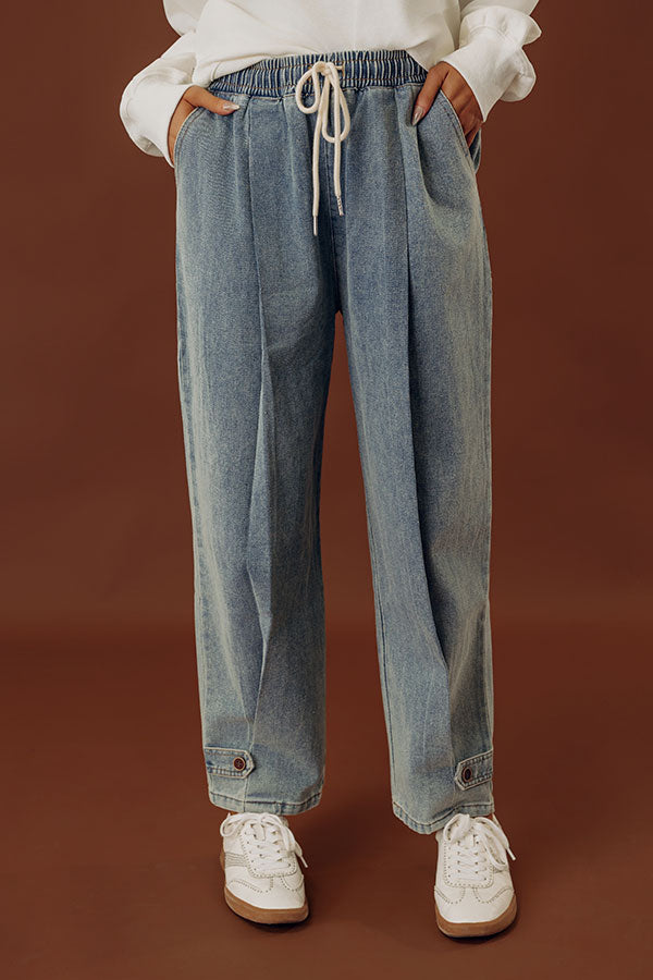 The Willa High Waist Barrel Leg Jean Image - 2