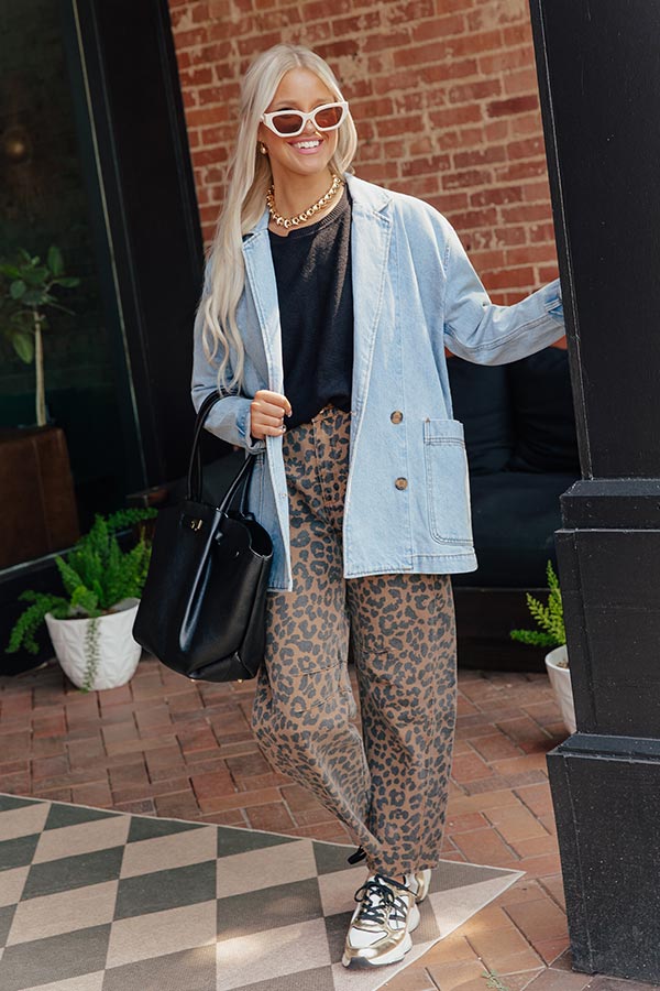 The Dolly High Waist Barrel Leg Jean Image - 2