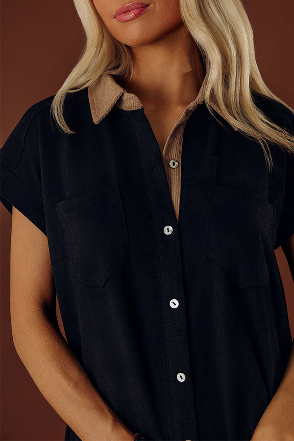 Tribeca Twilight Button Down Mini Dress Image - 2