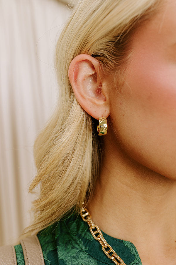 NYC Chic Hoop Earrings  Image 1