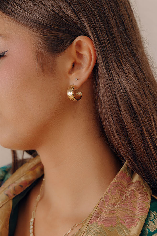 NYC Chic Hoop Earrings
