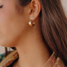 NYC Chic Hoop Earrings Image - 1