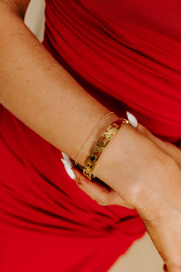 Art District Chic Stainless Steel Cuff Bracelet Image 1