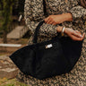 Soho Stroll Faux Suede Tote in Black Image - 1