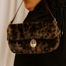 The Gloria Plush Purse in Leopard Image 1