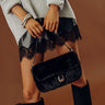 The Gloria Plush Purse in Black Image - 1