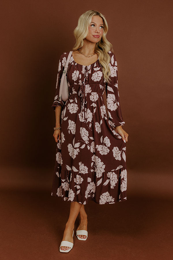 Savannah Weekend Floral Midi Dress Image 1