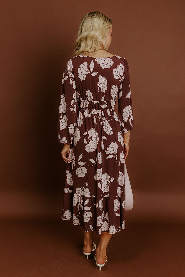 Savannah Weekend Floral Midi Dress Image 5