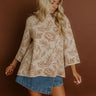 Botanical Bliss Knit Sweater Top Image 3