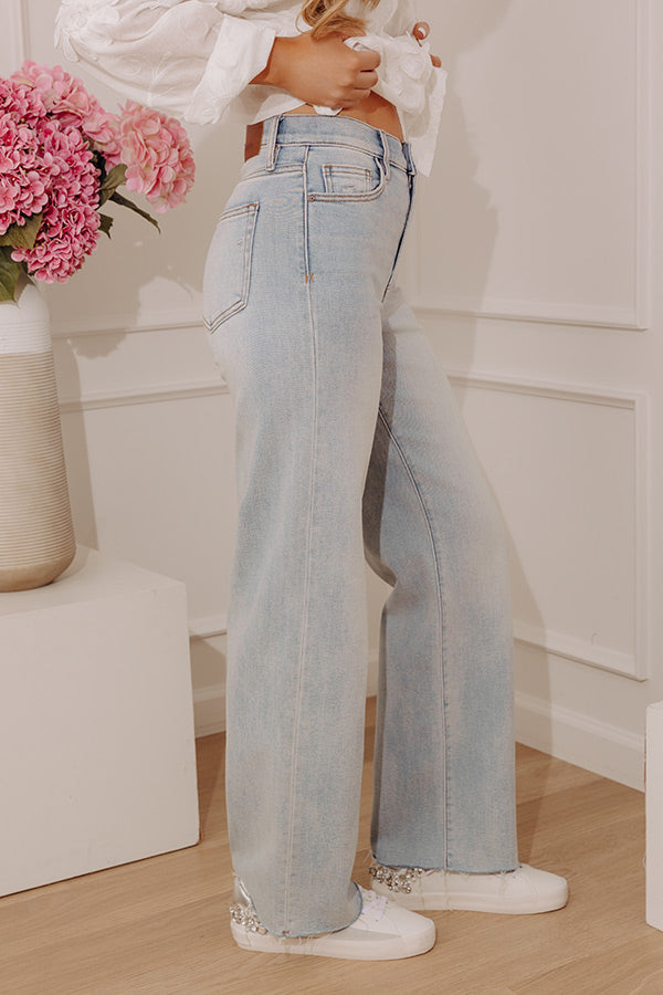 Hidden Jean Logan High Waist Dad Jean in Light Wash Image - 2