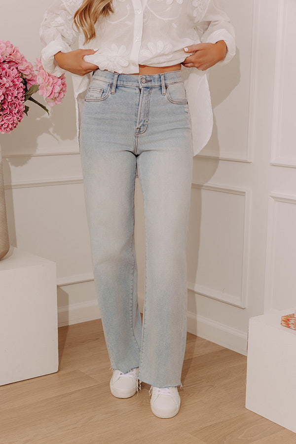 Hidden Jean Logan High Waist Dad Jean in Light Wash Image - 1