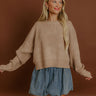 Trailside Bliss Knit Sweater in Iced Mocha Image 1