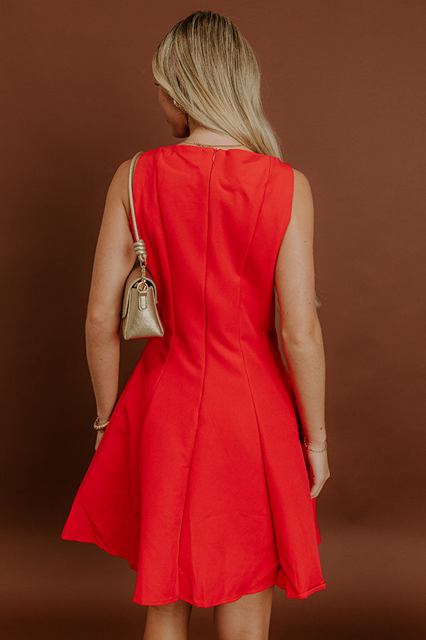 red mini dress party Red Sparkle Mini Dress | Christmas Party Outfit