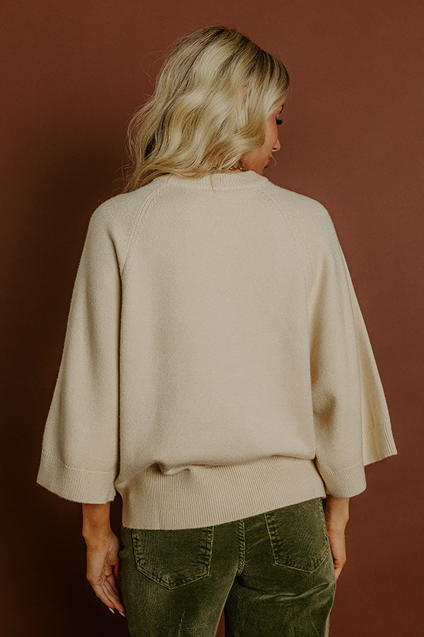 Coffee Shop Cuddles Knit Sweater Top Image 5