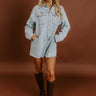 Harvest Season Denim Romper Image 1