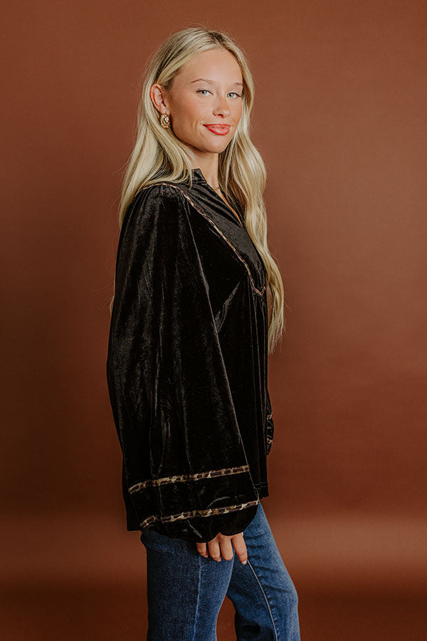 Enchanting Evening Velvet Top Image 4