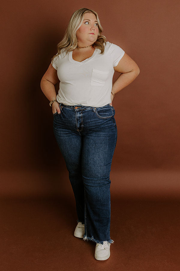 RISEN Brooklyn High Waist Ankle Straight Leg Jean Curves Image 1