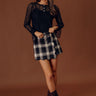The Lilly High Waist Plaid Skort Image - 1