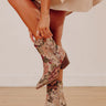 The Karina Floral Tapestry Boot Image - 1