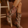 The Brilee Floral Tapestry Cowboy Boots Image 1