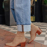 The Vienna Faux Suede Boot In Camel Image - 1