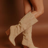 The Collins Faux Suede Knee High Boot Image 1