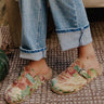 The Toni Floral Tapestry Clogs in Beige Image - 1