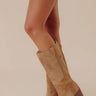 The Roxanne Faux Suede Boot Image - 1