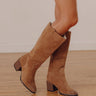 The Roxanne Faux Suede Boot Image - 1