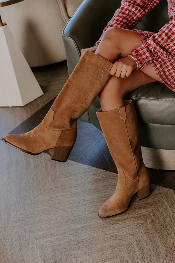 The Roxanne Faux Suede Boot