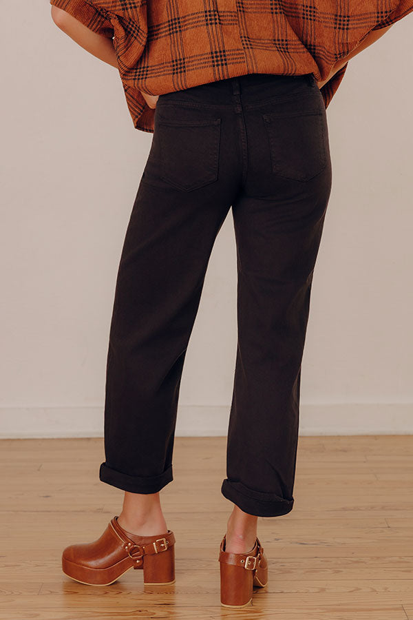 RISEN Ember Midrise Barrel Leg Jean Image - 4