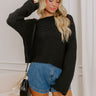 Chic And Cozy Knit Sweater in Black Image - 1