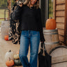 Chic And Cozy Knit Sweater in Black Image - 1