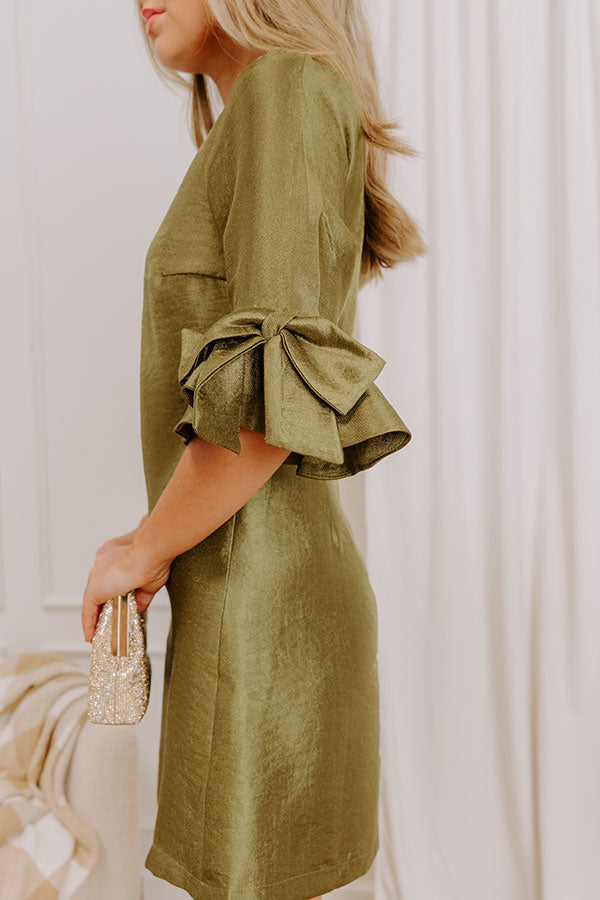 Polished Perfection Satin Mini Dress Image 3